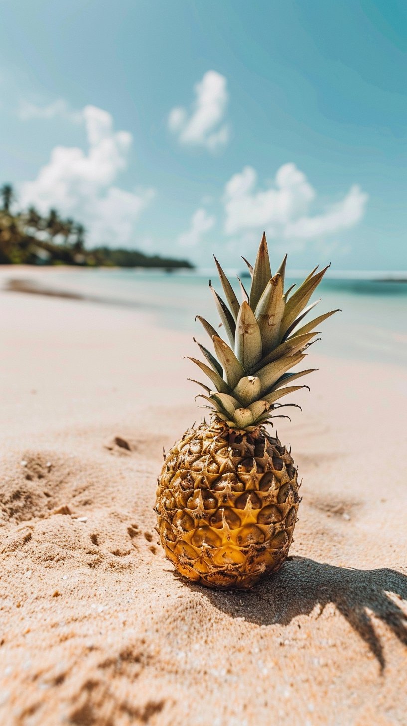 Vibrant Pineapple Image for Your Mobile Wallpaper