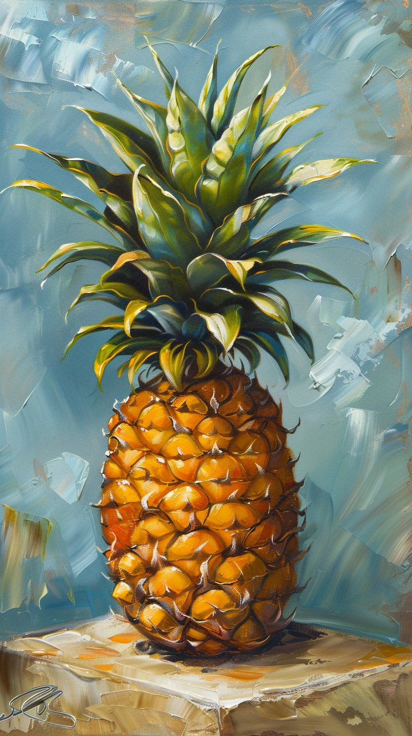 Colorful Pineapple Image Download for Your Smartphone