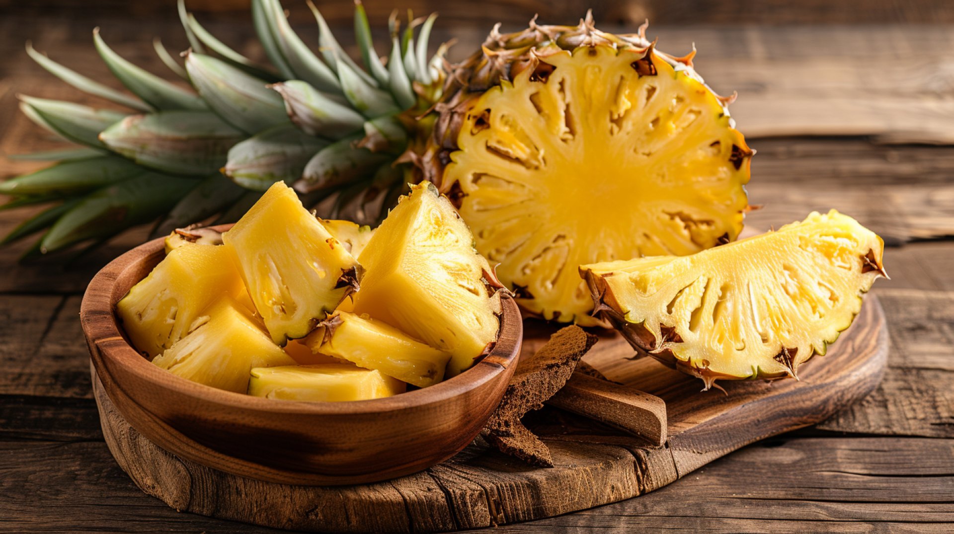 Fresh Pineapple Stock Photos for Creative Projects