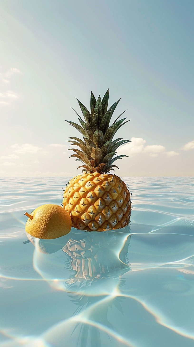 Bright and Cheerful Pineapple Mobile Wallpaper Collection