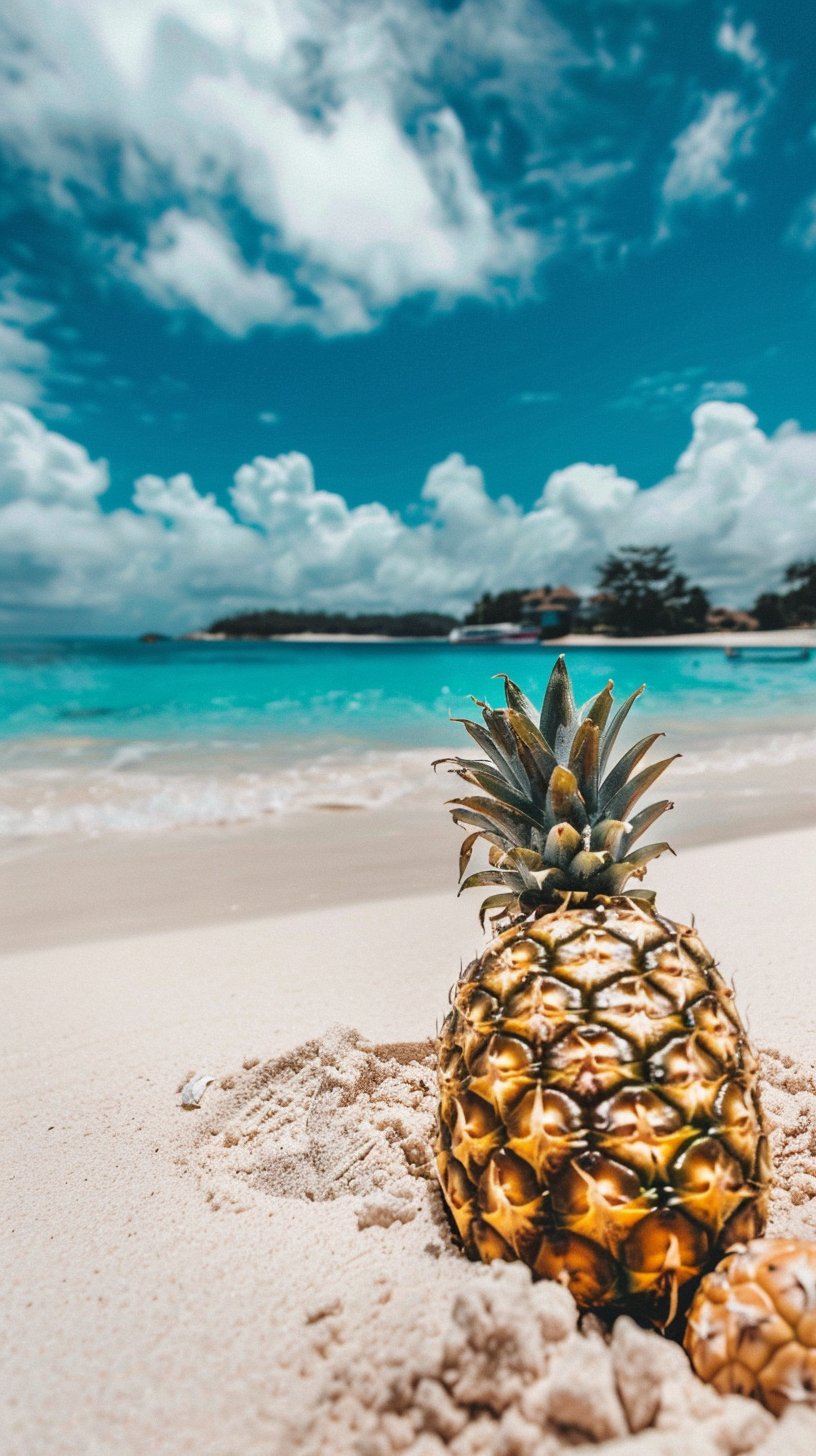 Pineapple-Themed HD Images for Your Mobile Wallpaper