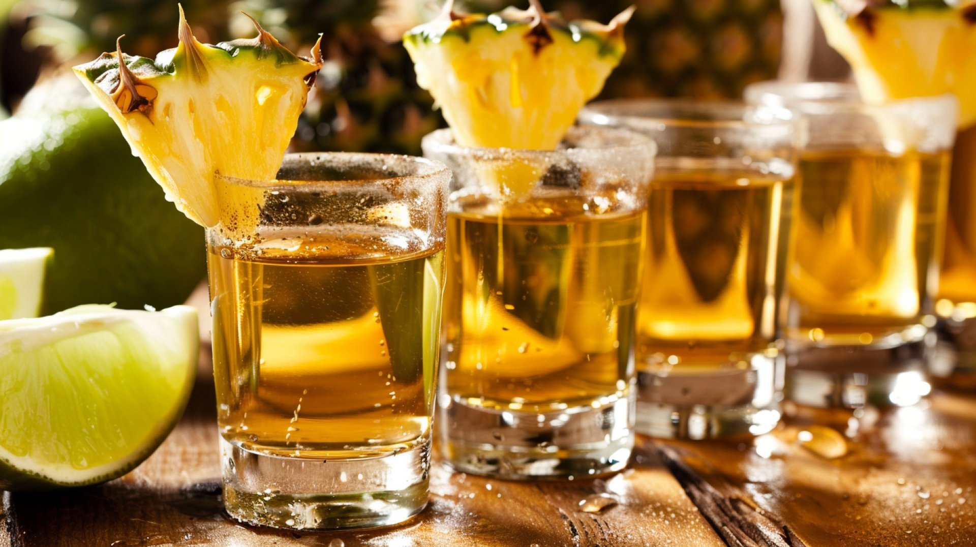 Eye-Catching Pineapple Tequila Wallpapers for Desktop Use