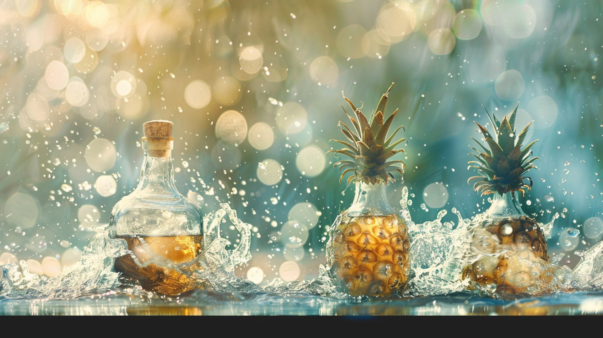 Stunning AI-Generated Pineapple Tequila HD Wallpapers