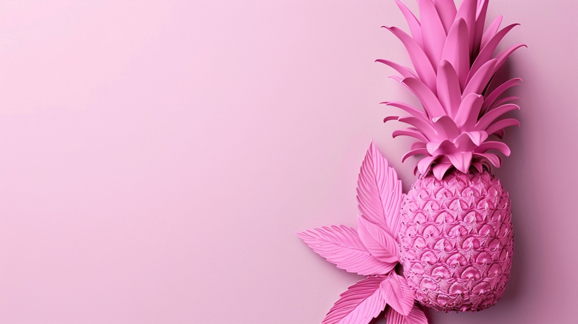 Elegant Pink Pineapple Background for Stylish PCs