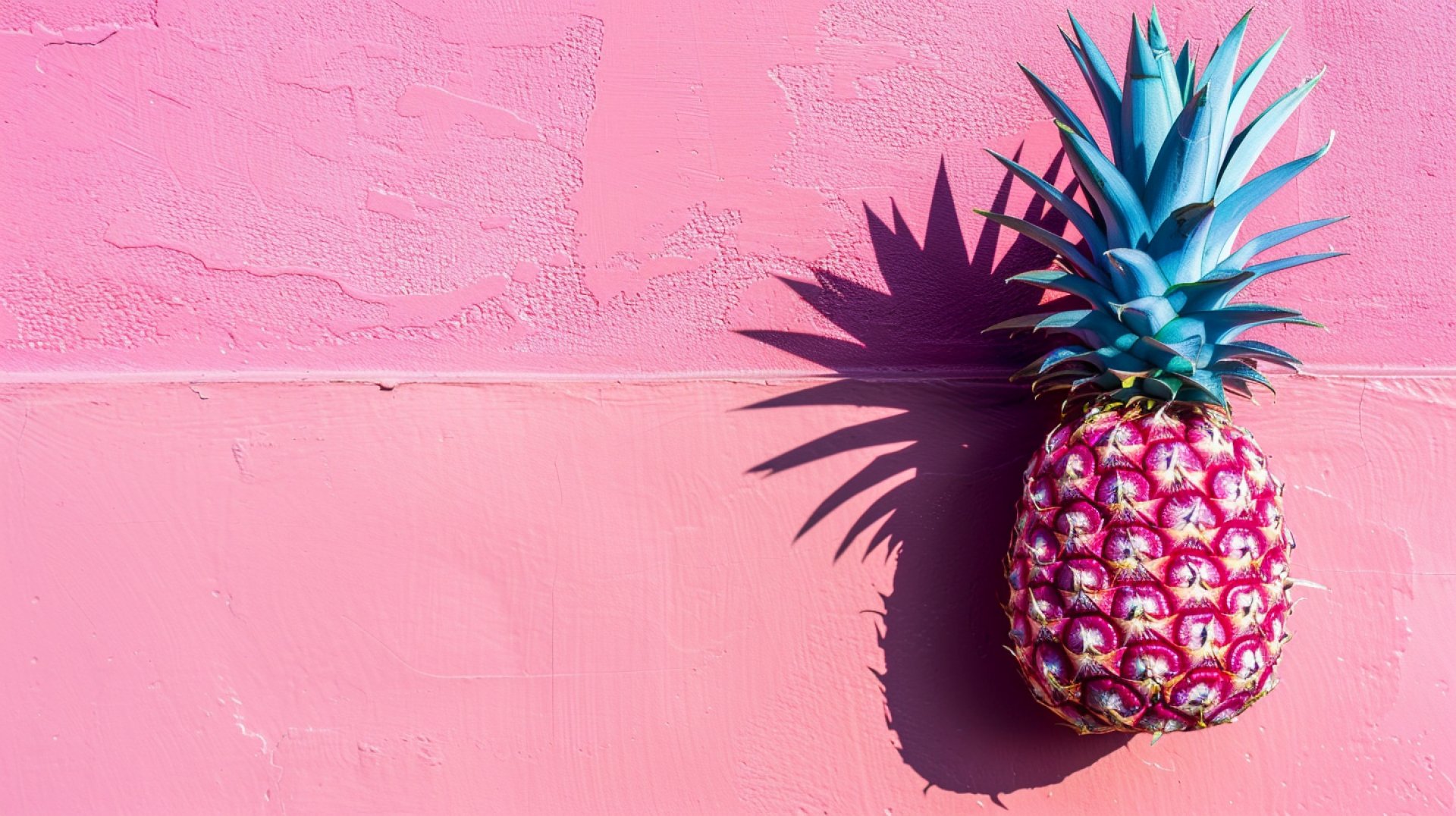 Creative Pink Pineapple Images in 16:9 Aspect Ratio