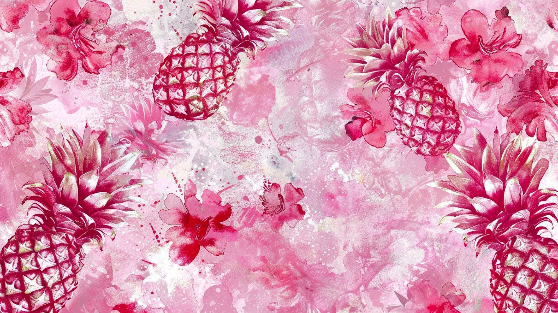 Explore Free Wallpapers: Pink Pineapple Digital Art