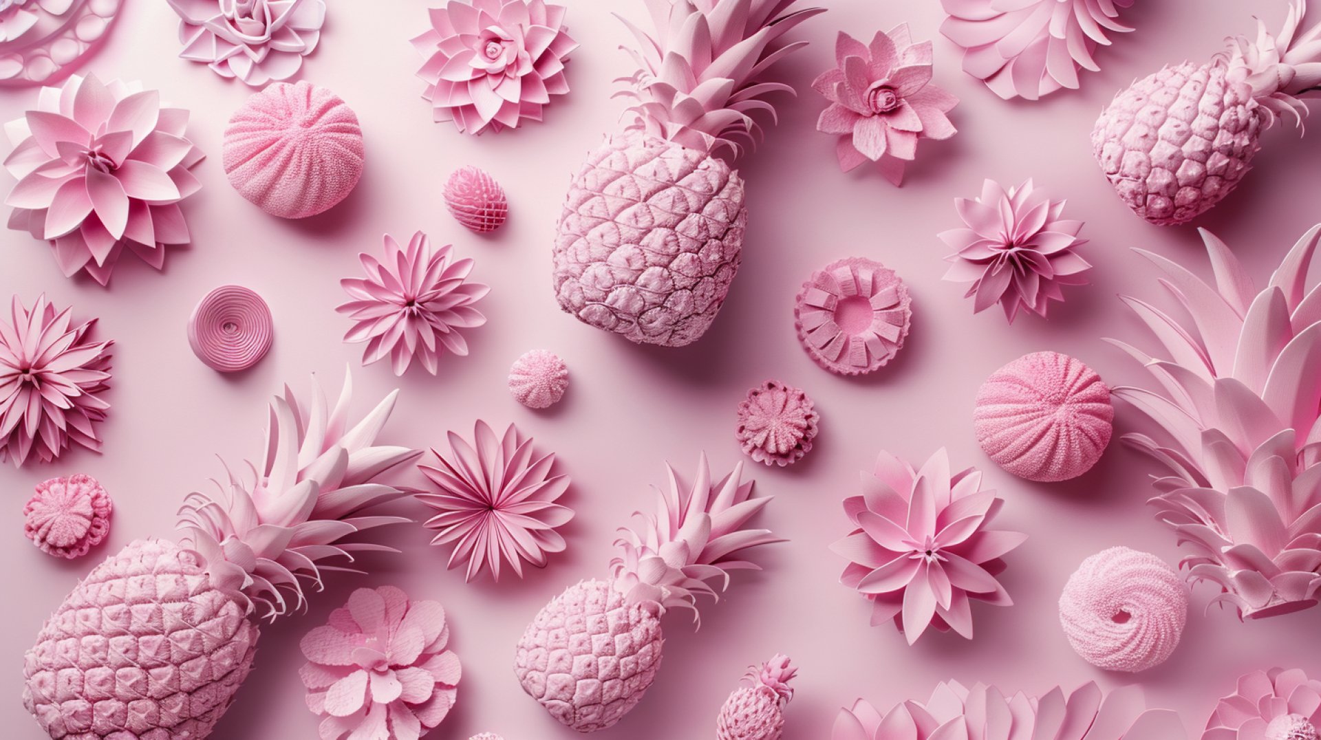 High-Definition Pink Pineapple Pictures for Your Wallpaper