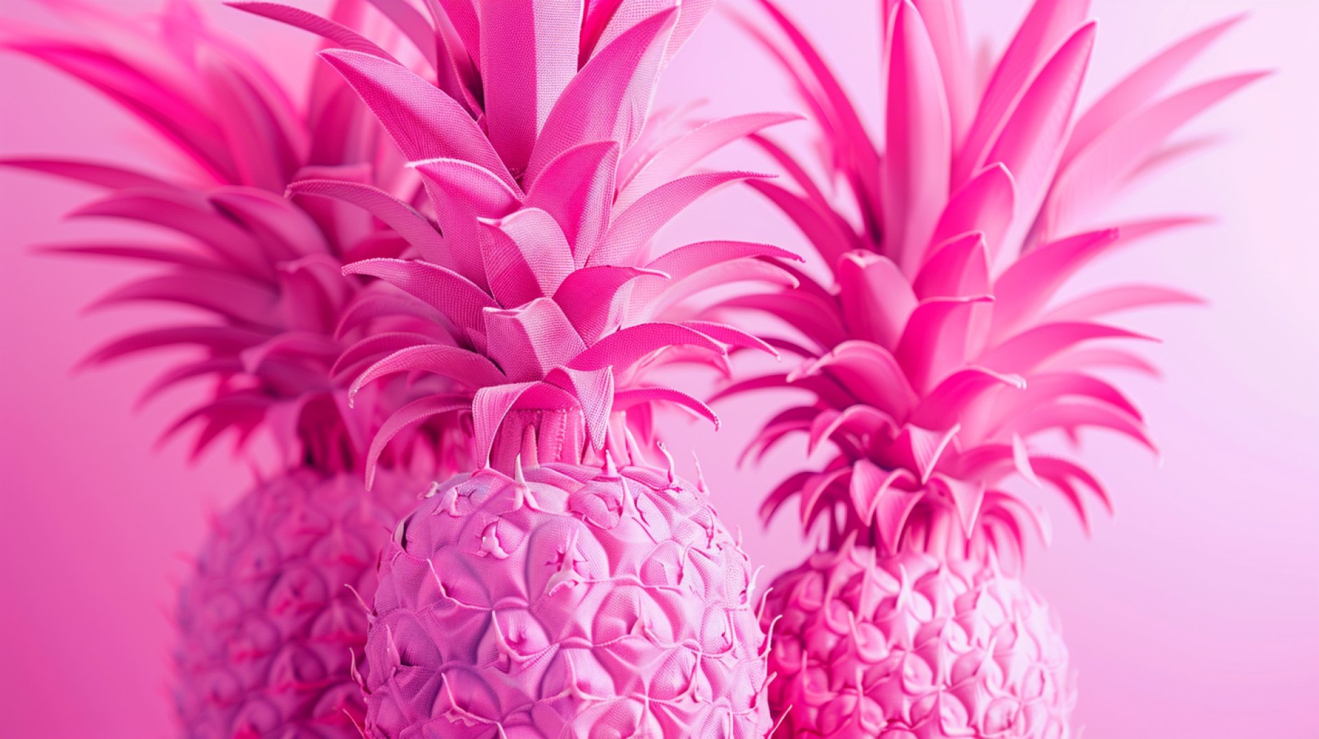 Creative Pink Pineapple Images in 16:9 Aspect Ratio