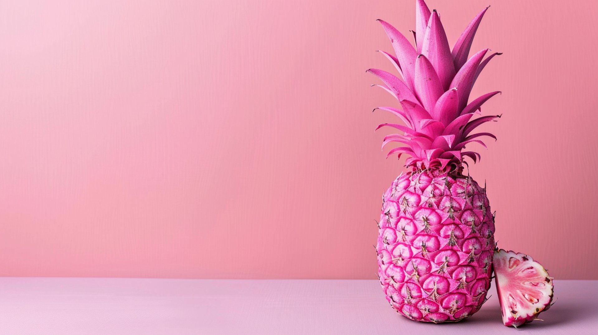 Whimsical Pink Pineapple Wallpaper for a Fun Vibe