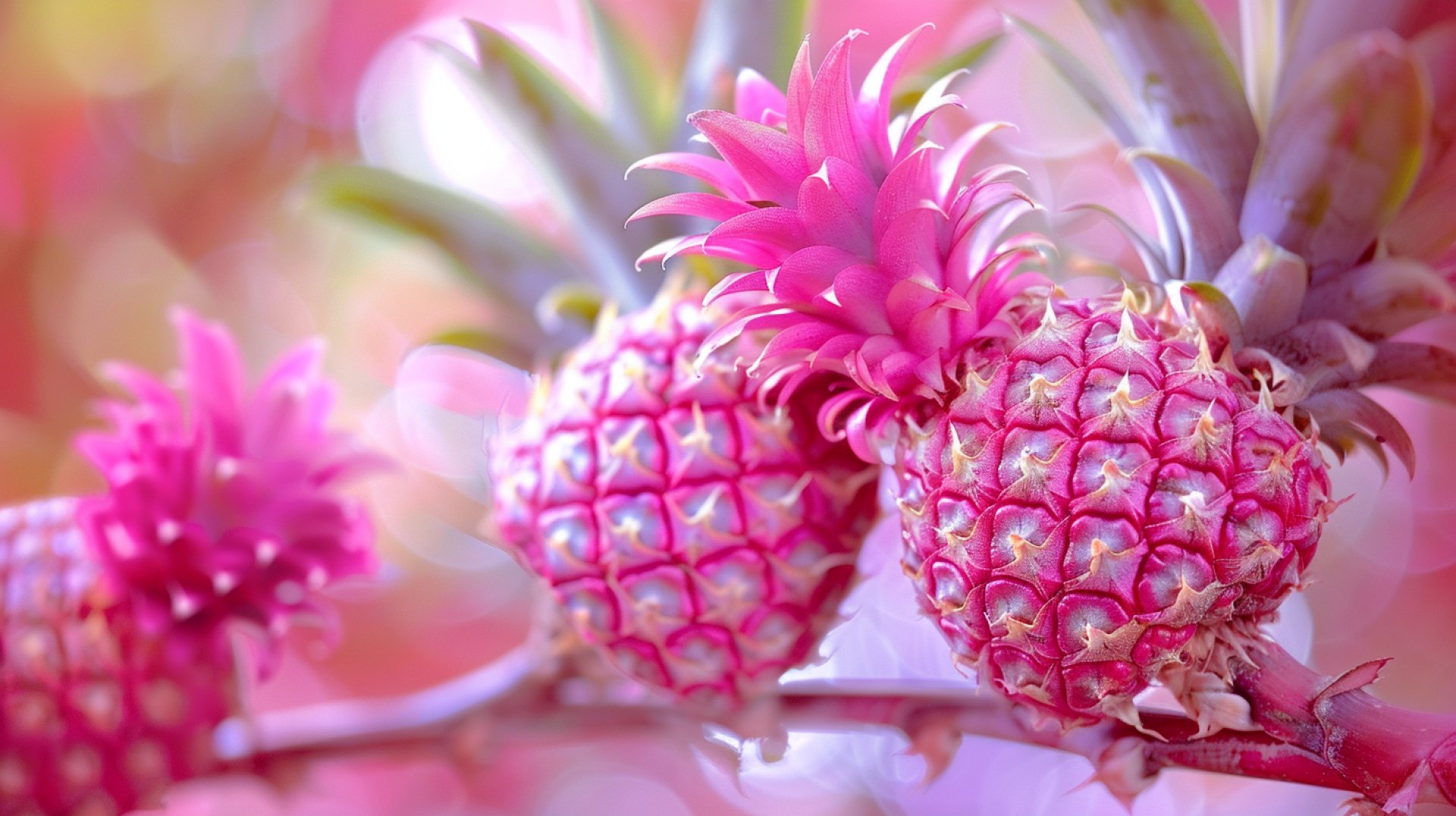 Lively Pink Pineapple Pictures for Brightening Desktops