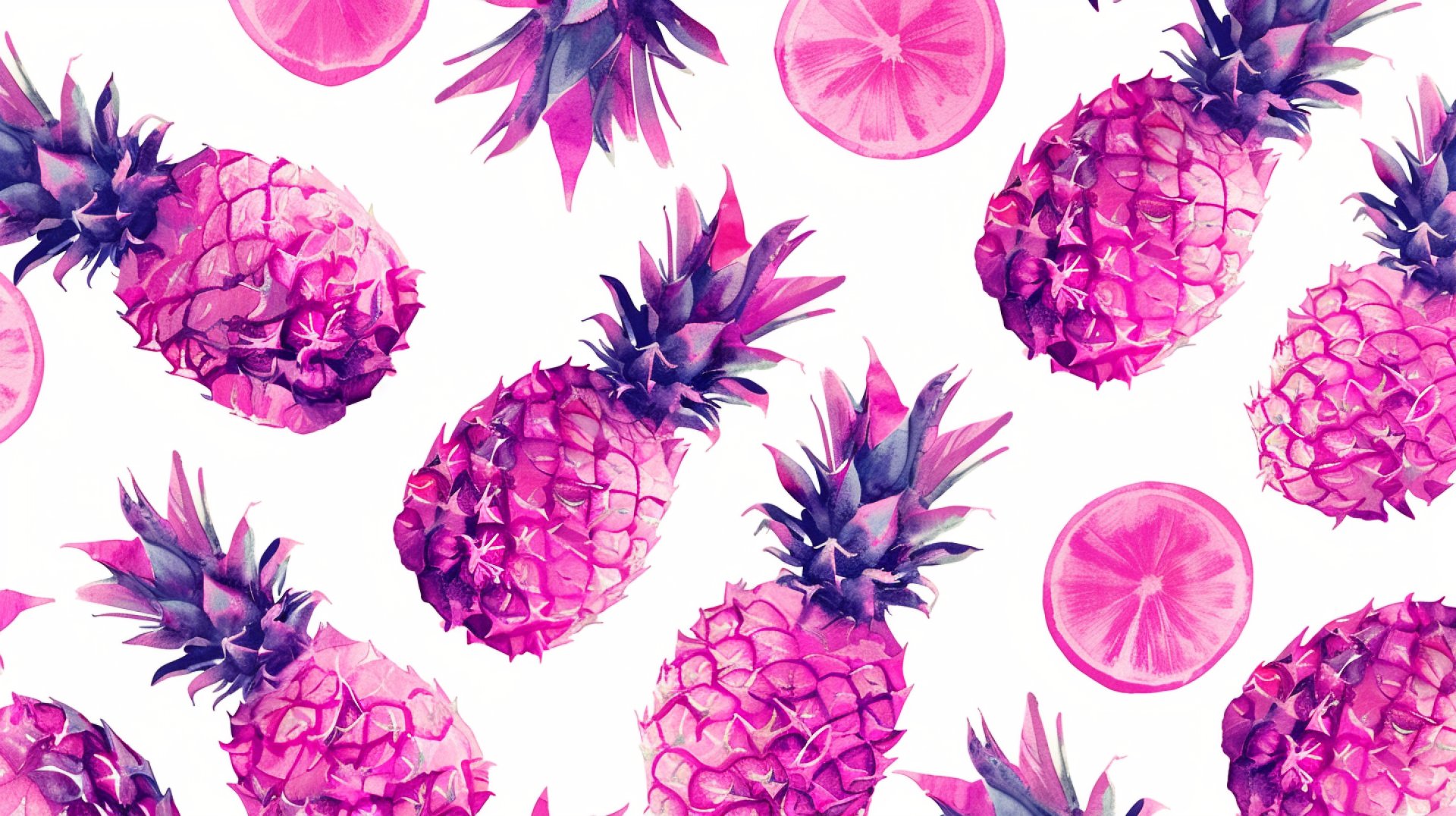 Artistic Pink Pineapple HD Backgrounds for Aesthetic Appeal