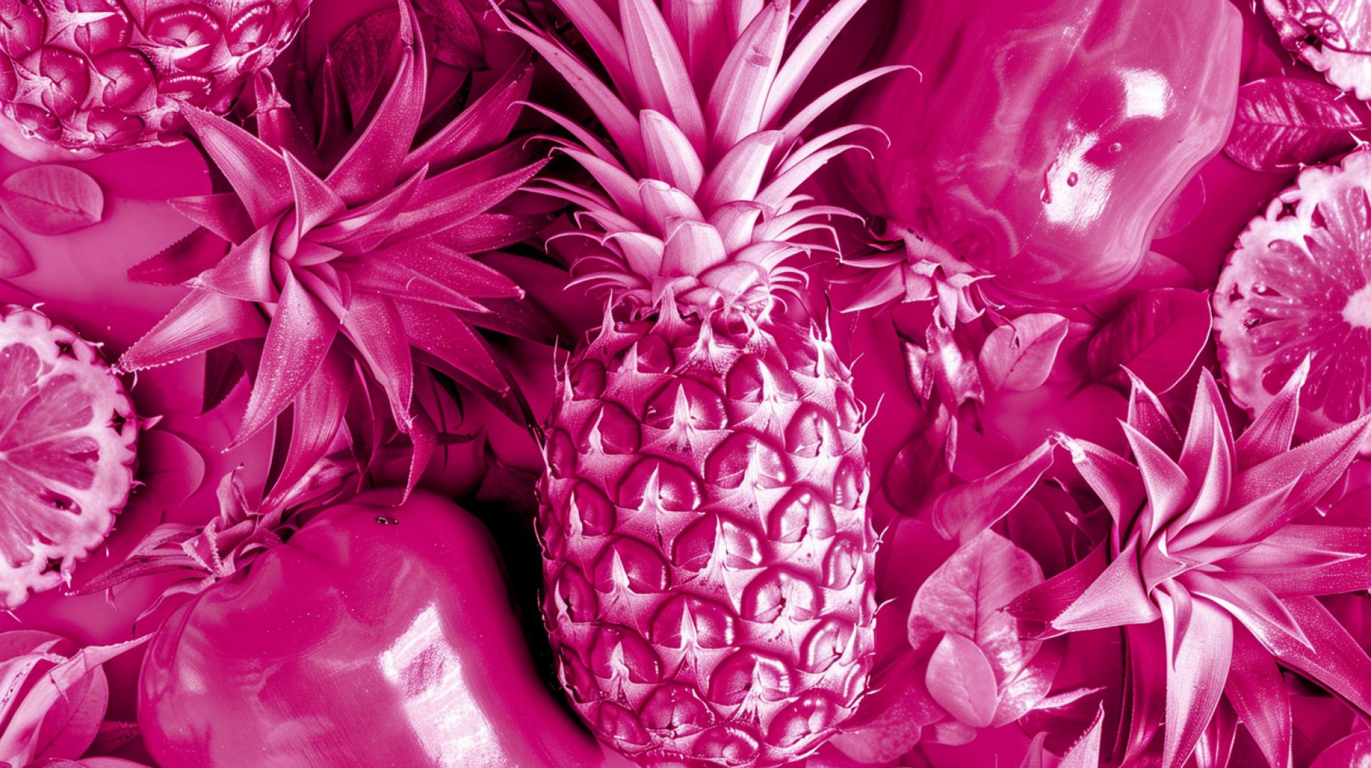 Explore Free Wallpapers of Pink Pineapples in Ultra HD