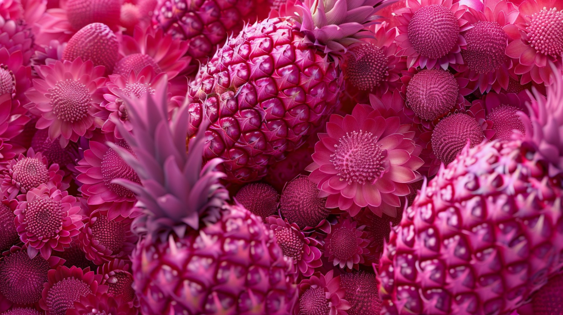 Add Style with Pink Pineapple Wallpapers for Desktop Appeal