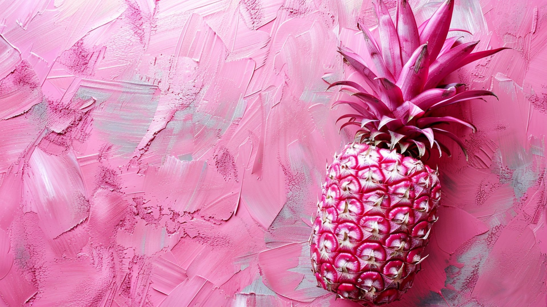 Stunning Pink Pineapple Digital Backgrounds in 4K