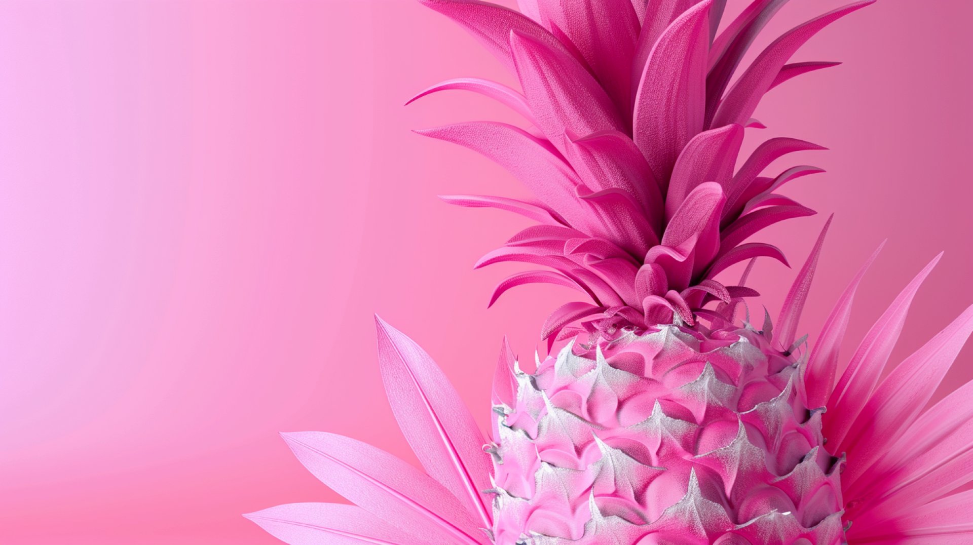 Ultra HD Pink Pineapple Images for Every Screen Size