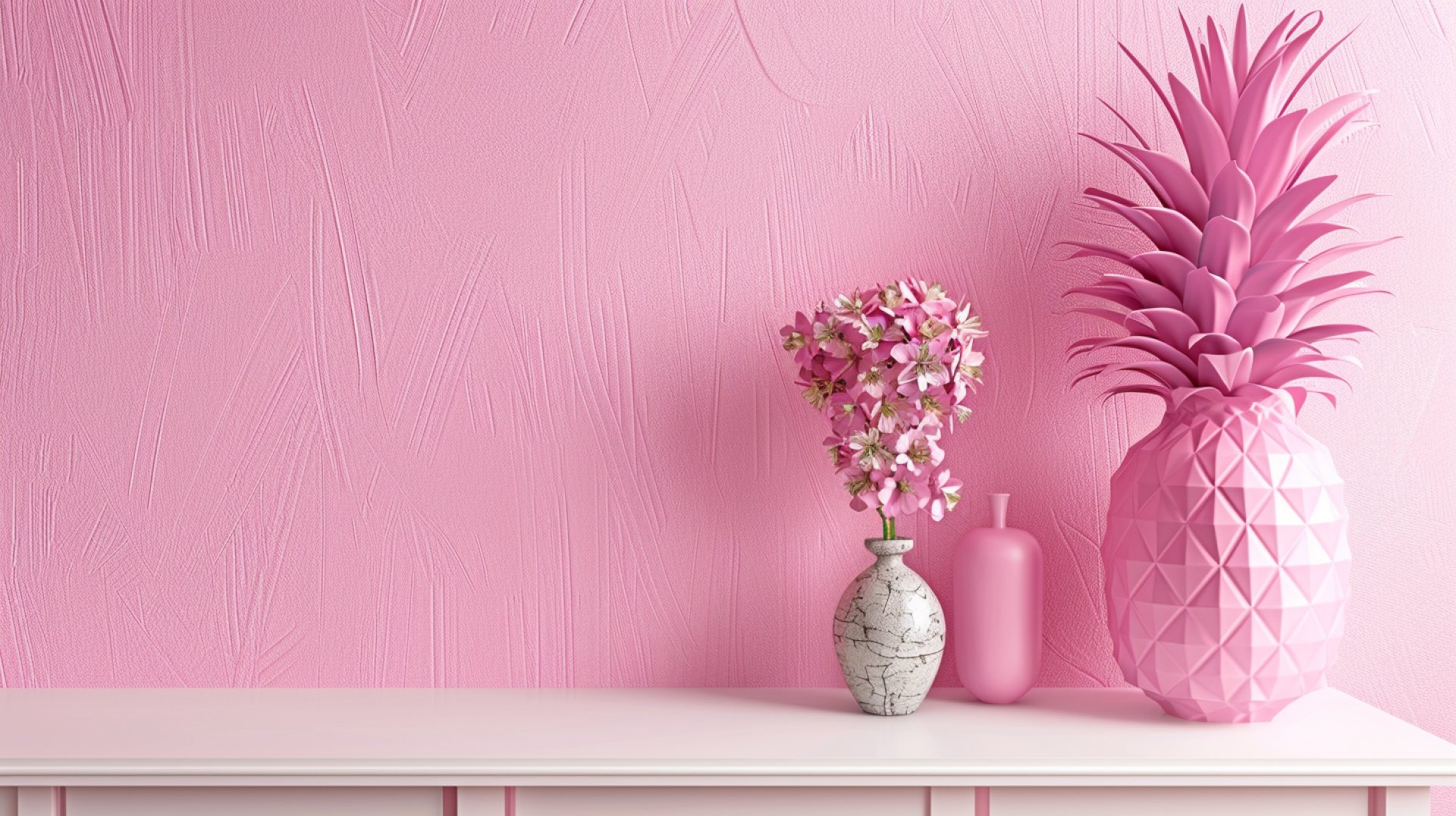 8K Resolution Pink Pineapple Stock Photos for Designers