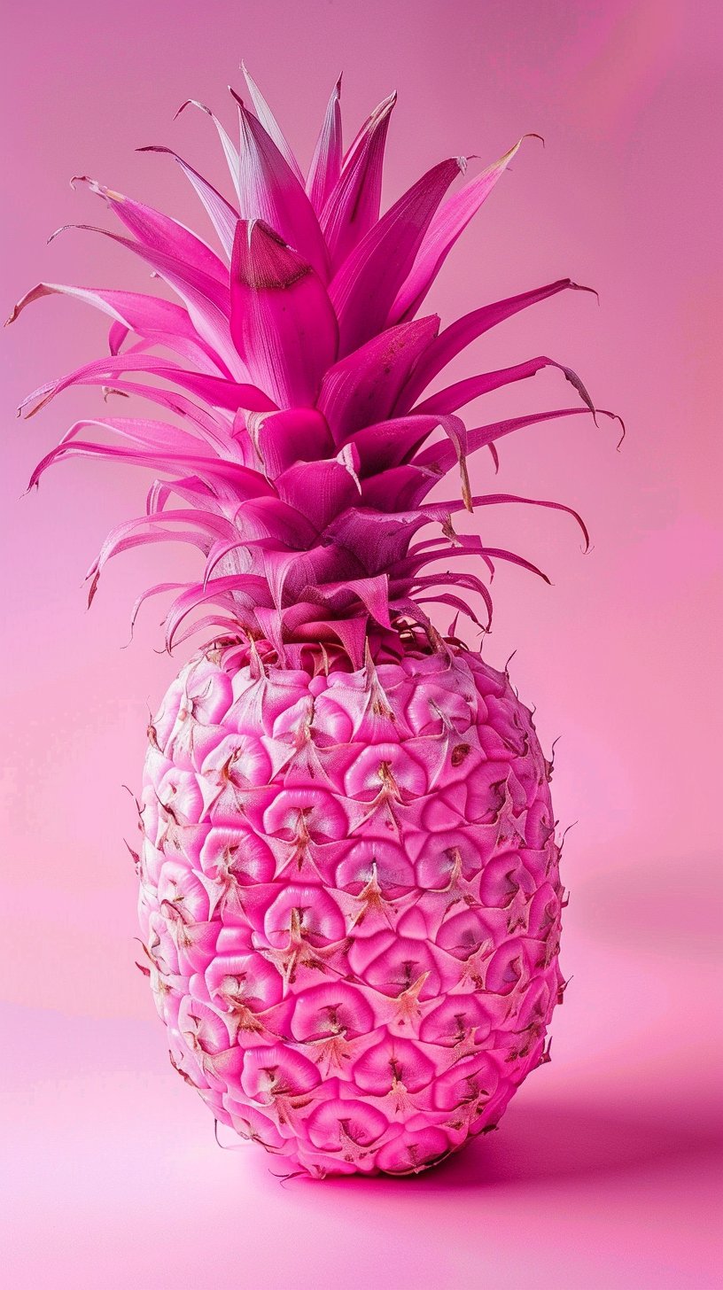 Bright Pink Pineapple Picture for Your Device Background