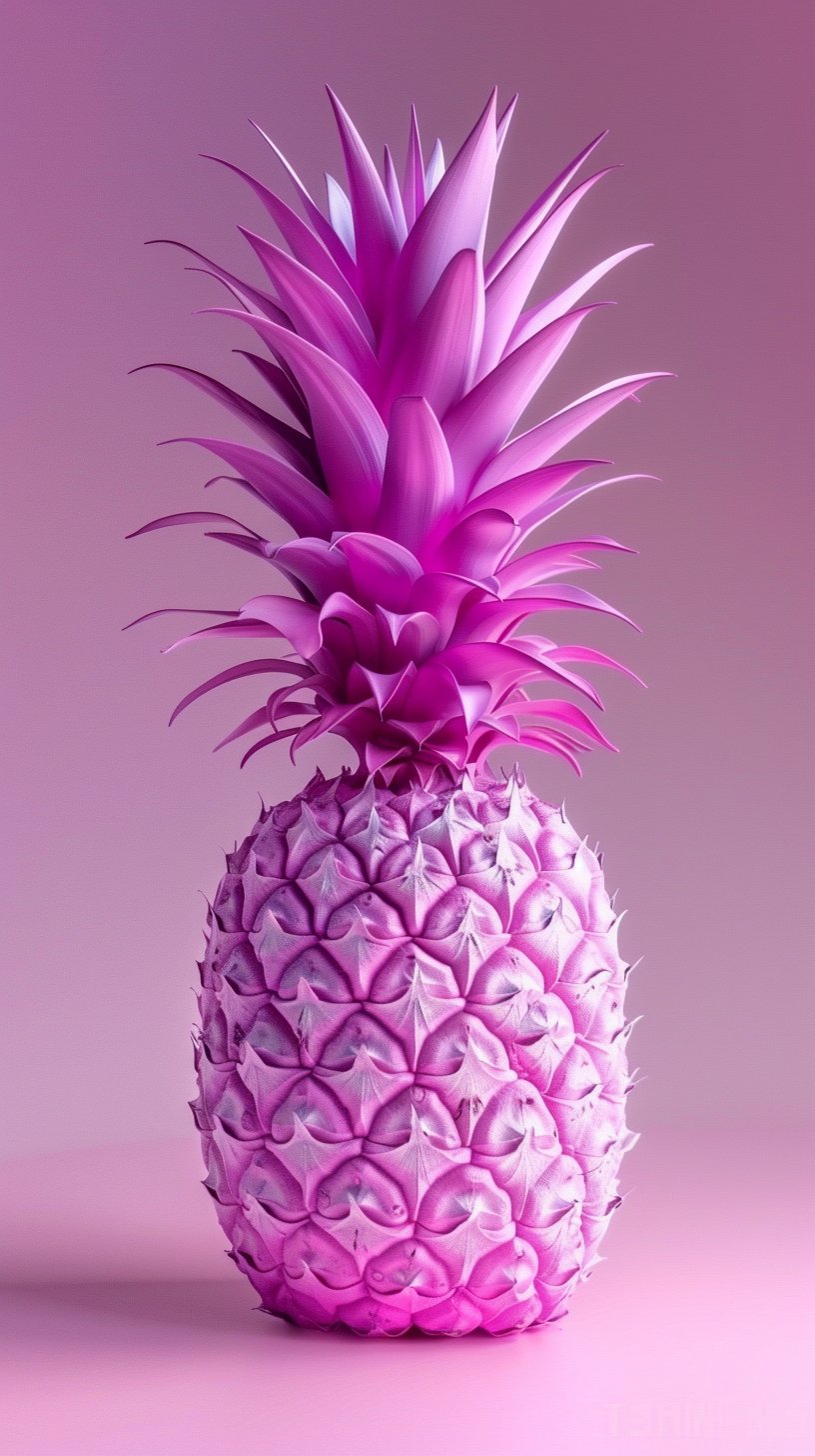 Colorful Pink Pineapple Images for Every Mobile User