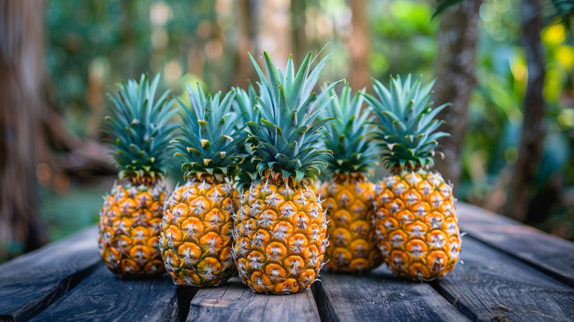 Wallpaper for Desktop: Summery Pineapple in Ultra HD