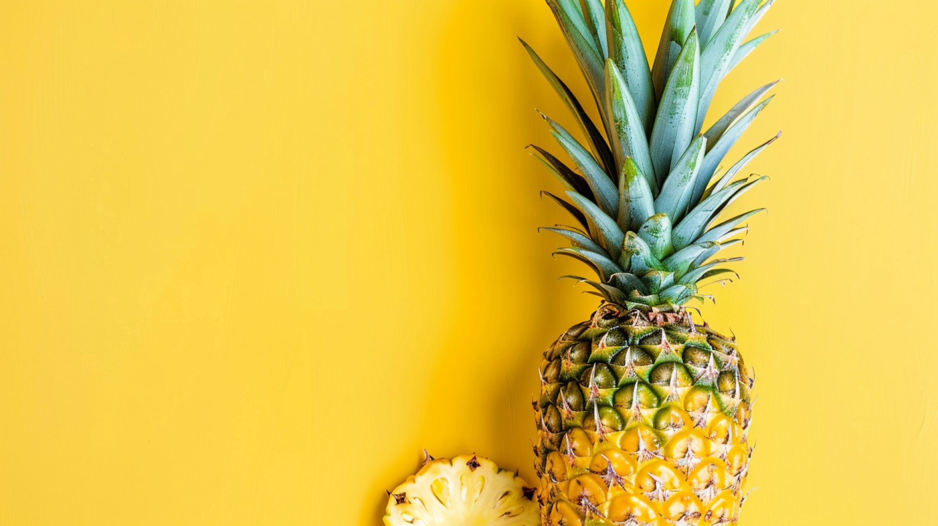 Vibrant Summer Pineapple Wallpaper for Your Desktop