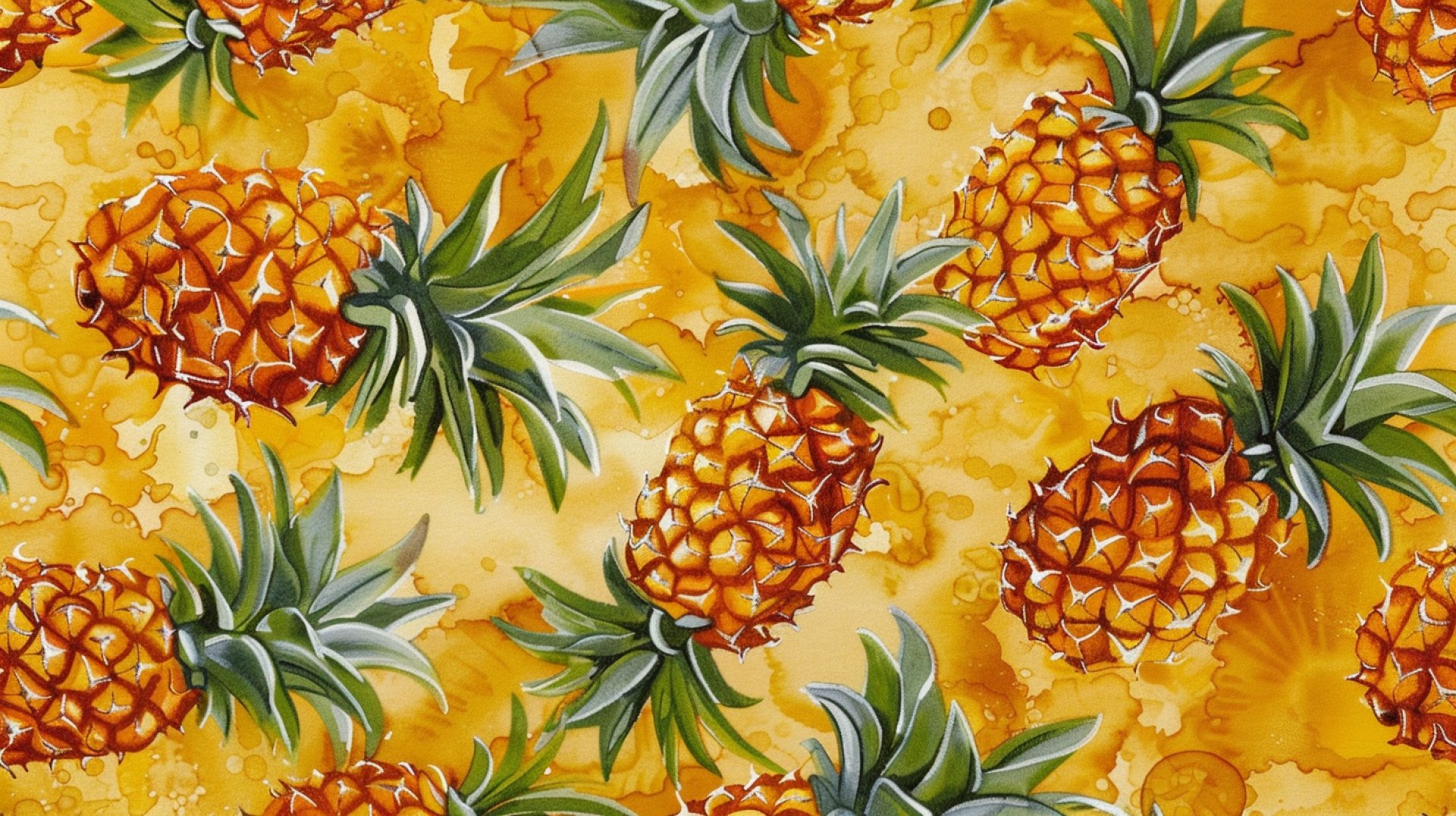 Ultra HD Summer Pineapple Backgrounds for PCs