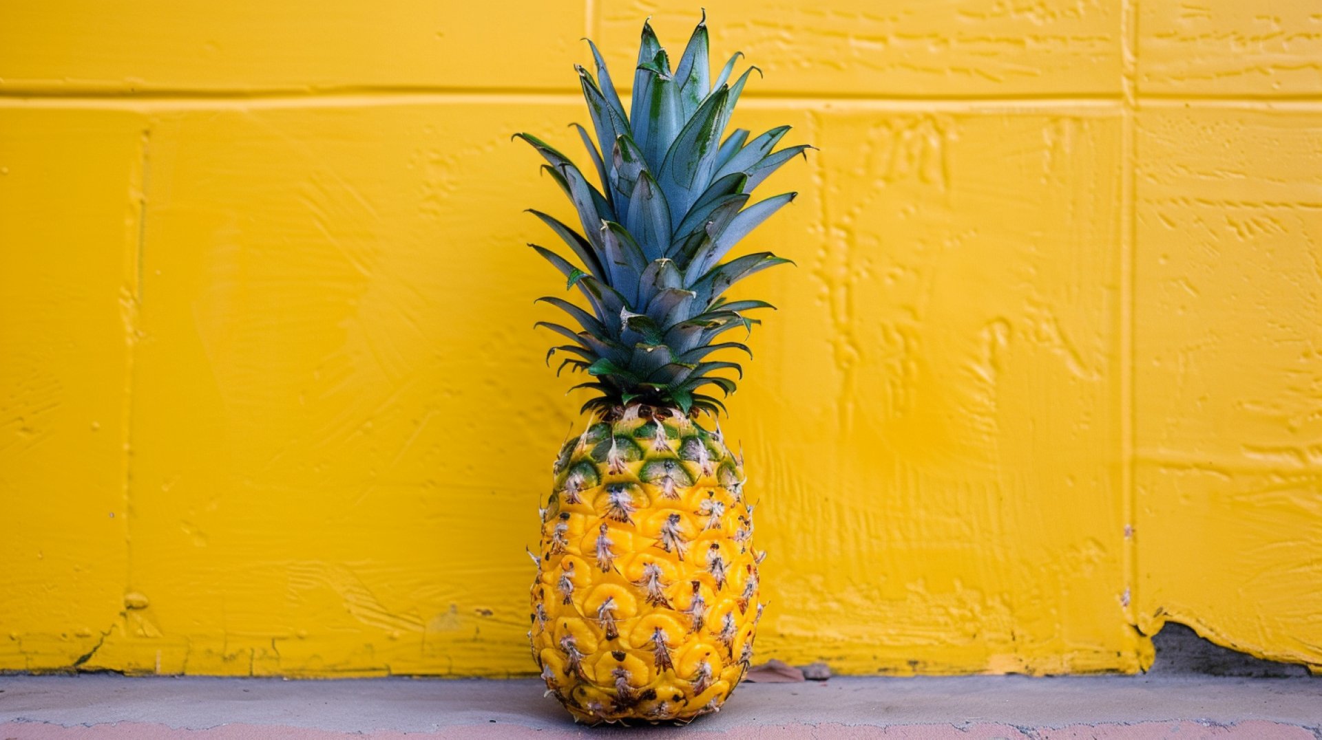 Bright Summer Pineapple Digital Backgrounds in 16:9