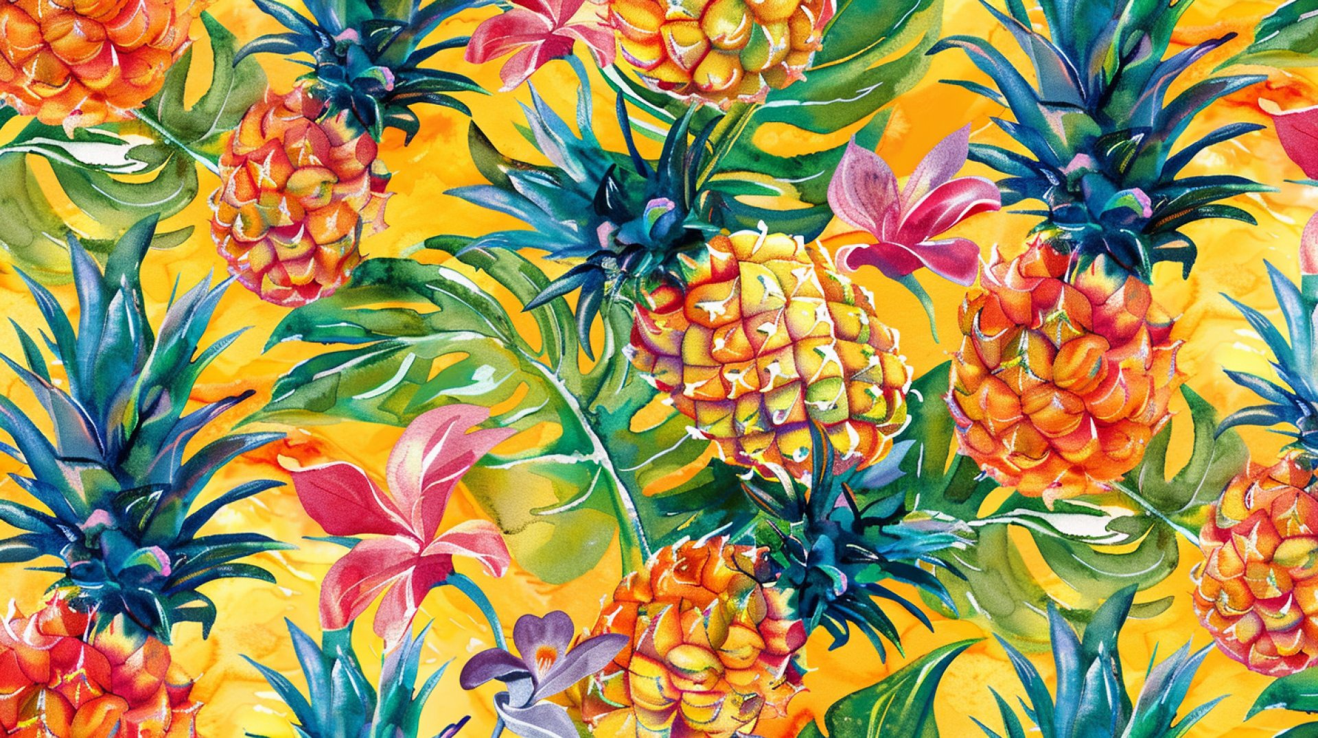 Colorful 8K Pineapple Wallpapers to Download Free