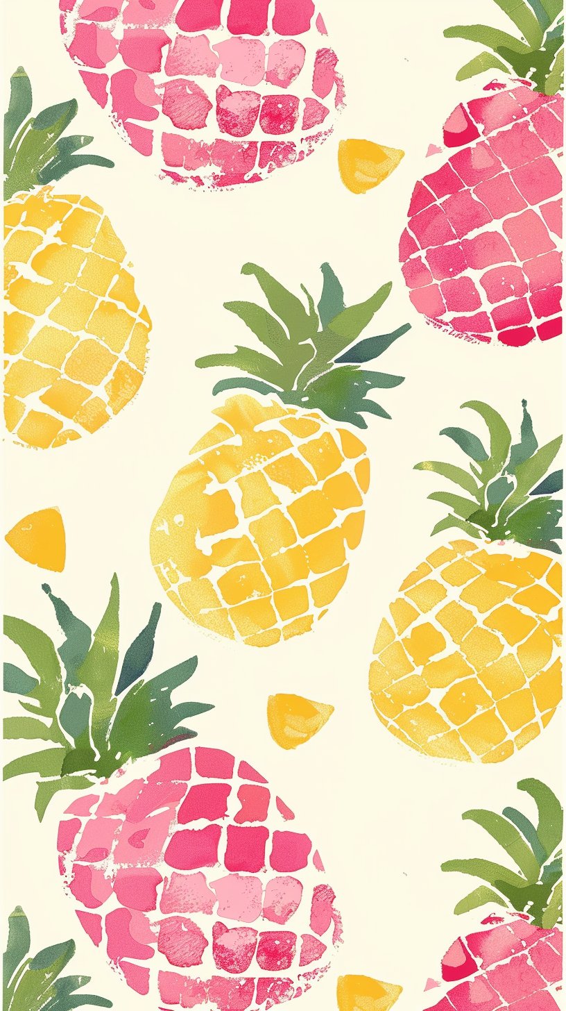 Vibrant Pineapple Photos for iPhone and Android Wallpapers