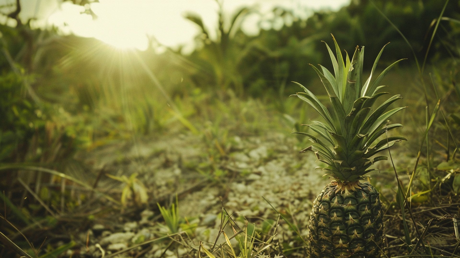 Freshly Shot Green Pineapple Pictures in Ultra HD Quality