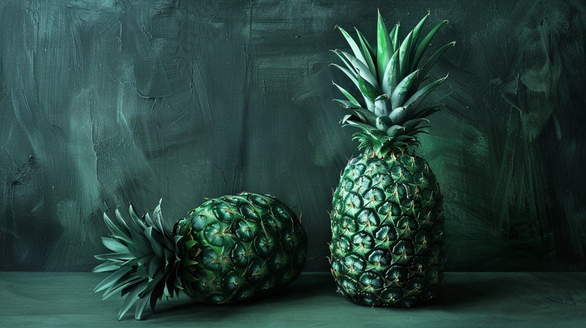 Digital Backgrounds Featuring Pictures of Green Pineapples