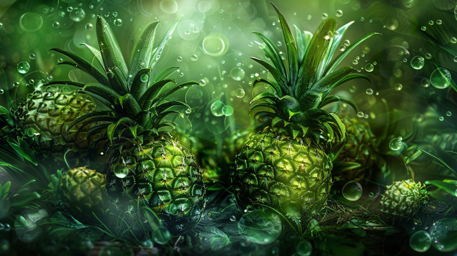 Big 1920x1080 Green Pineapple Wallpapers to Download