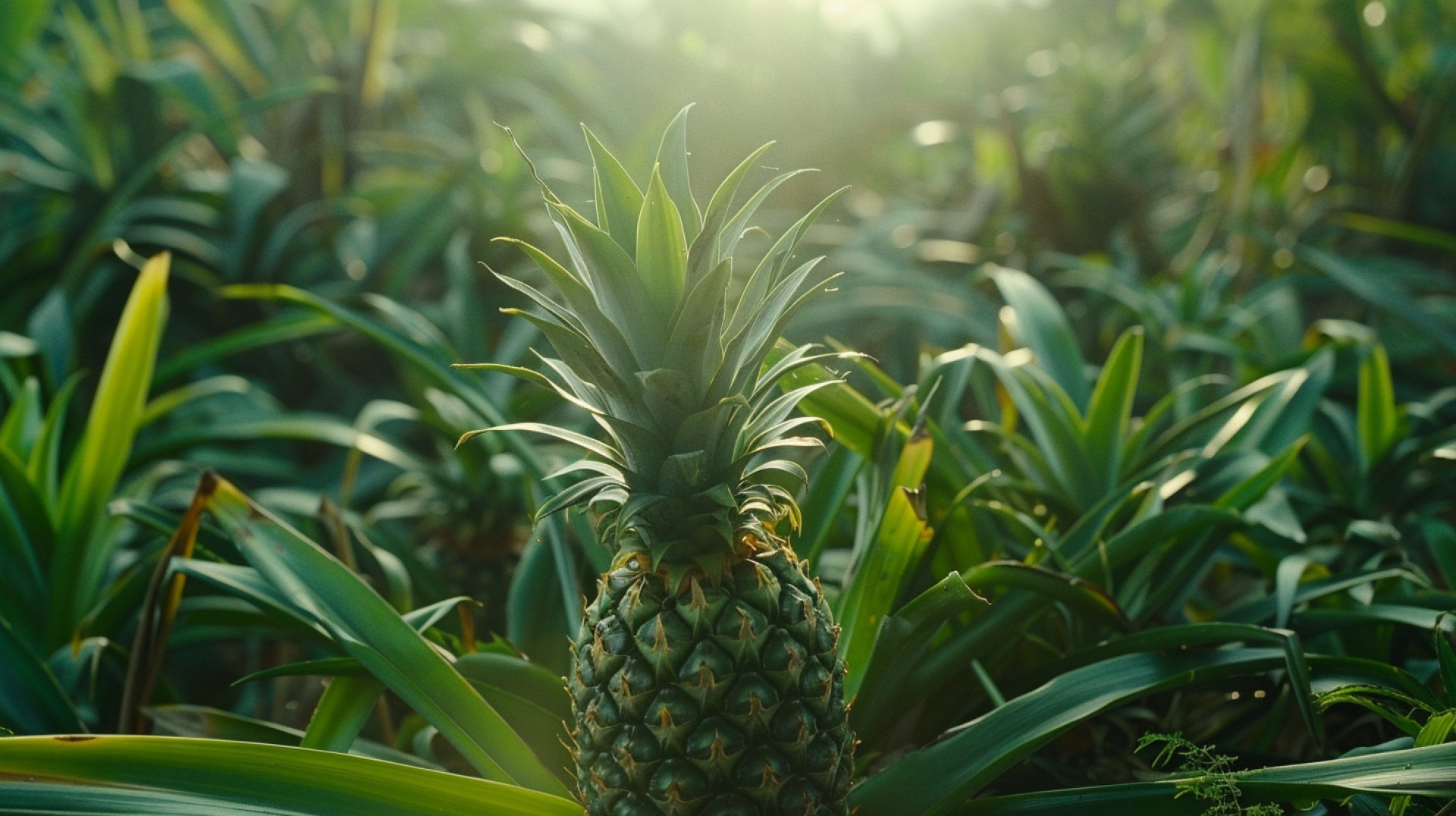 Captivating Green Pineapple Pictures in 16:9 Format