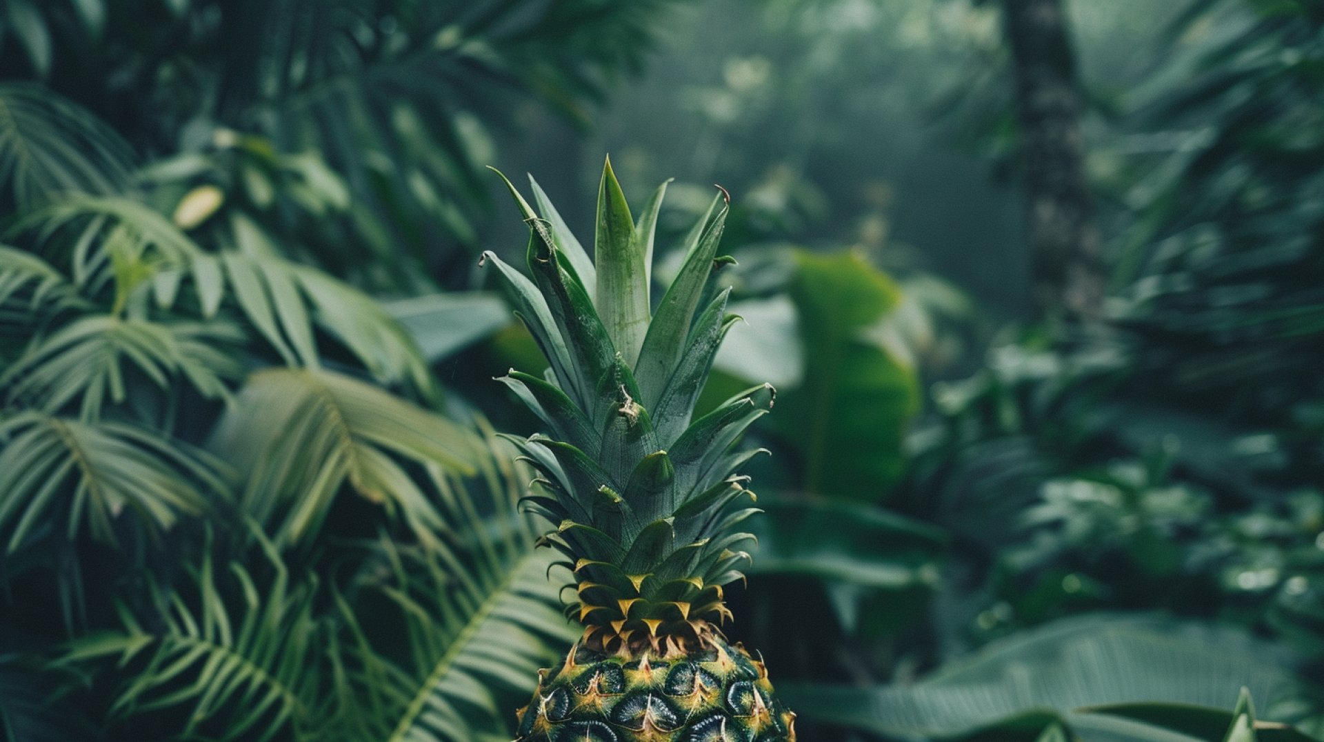 Vivid Pictures of Green Pineapples in 8K Resolution