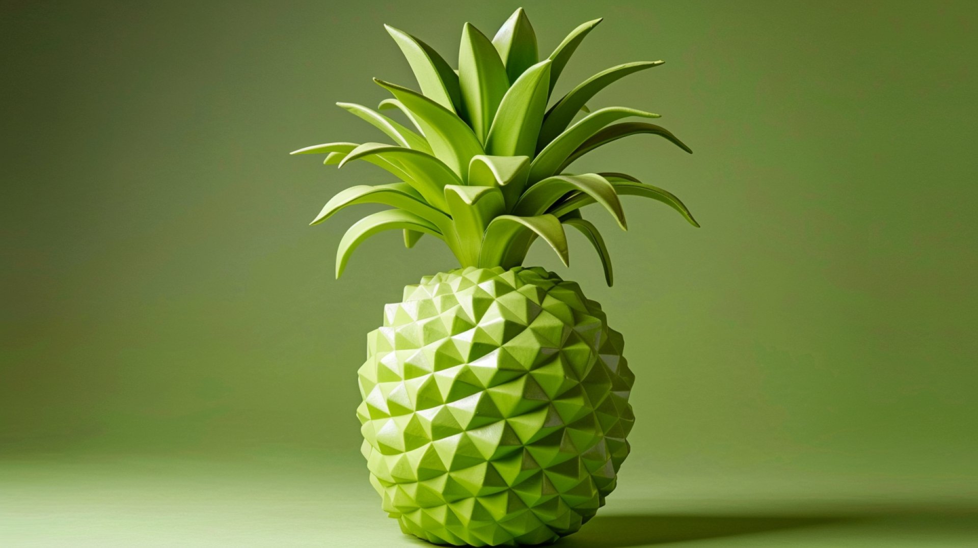 Fresh Green Pineapples: Photos in 1920x1080 Resolution