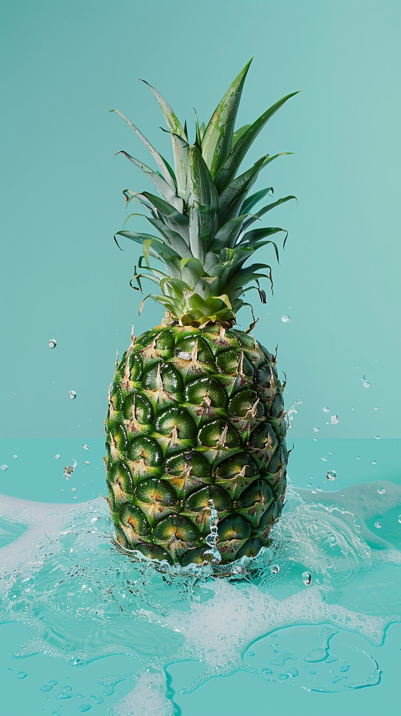 Stylish Green Pineapple Photos for All Android Models