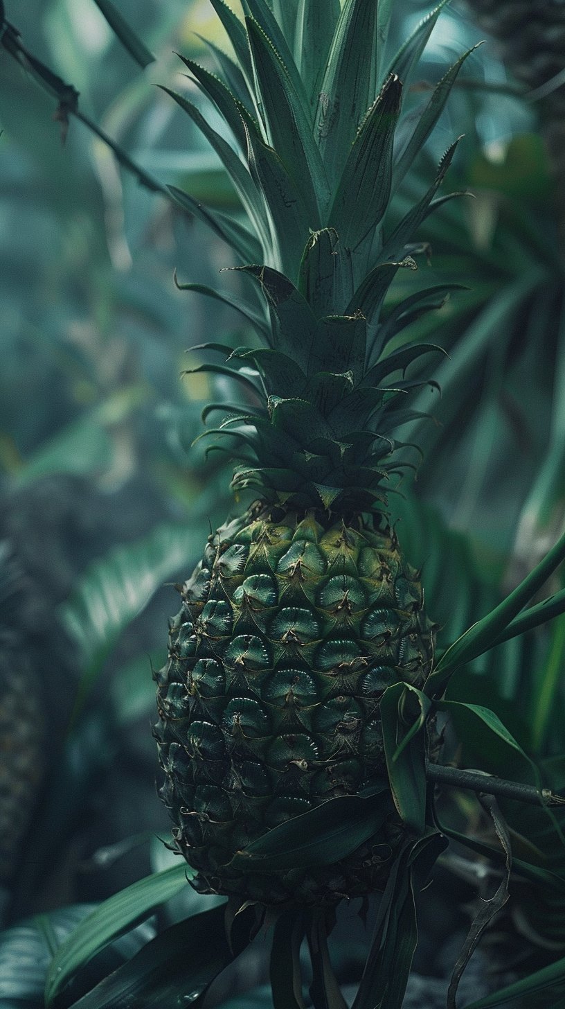 Dynamic Green Pineapple Pictures: Perfect for Mobile Devices