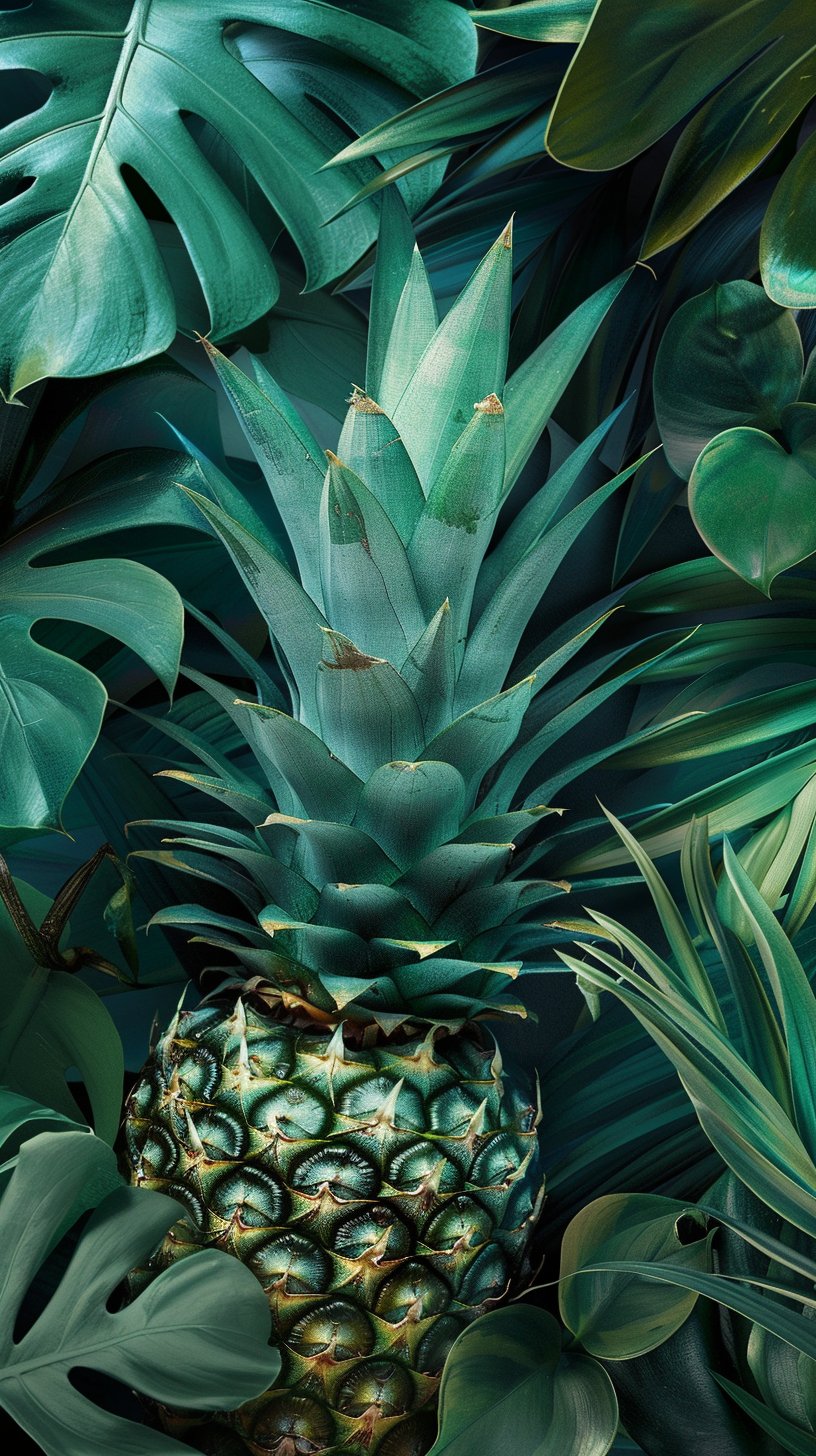 Explore Beautiful Green Pineapple Photos: Perfect for Mobile