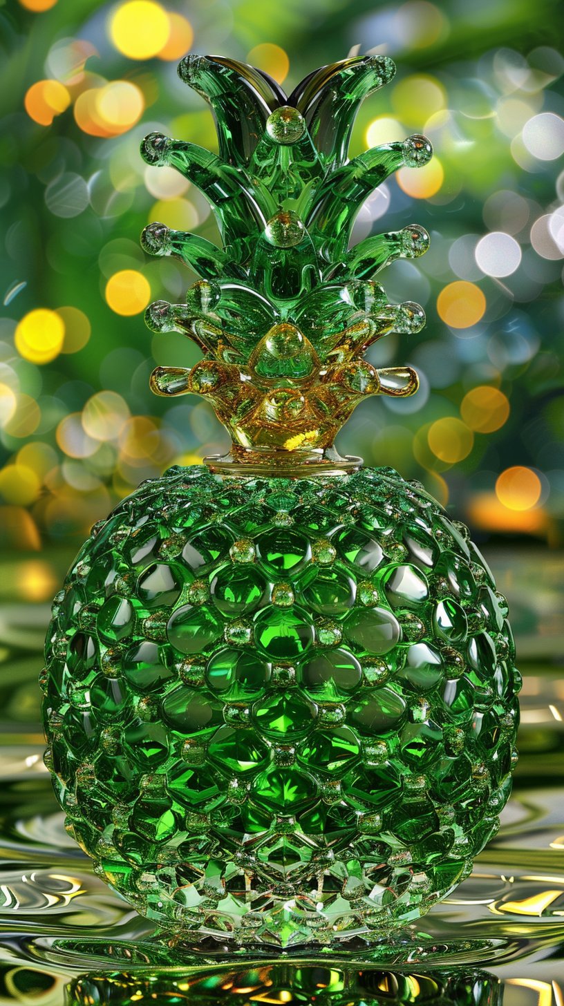 Refresh Your iPhone with Green Pineapple Mobile Wallpaper