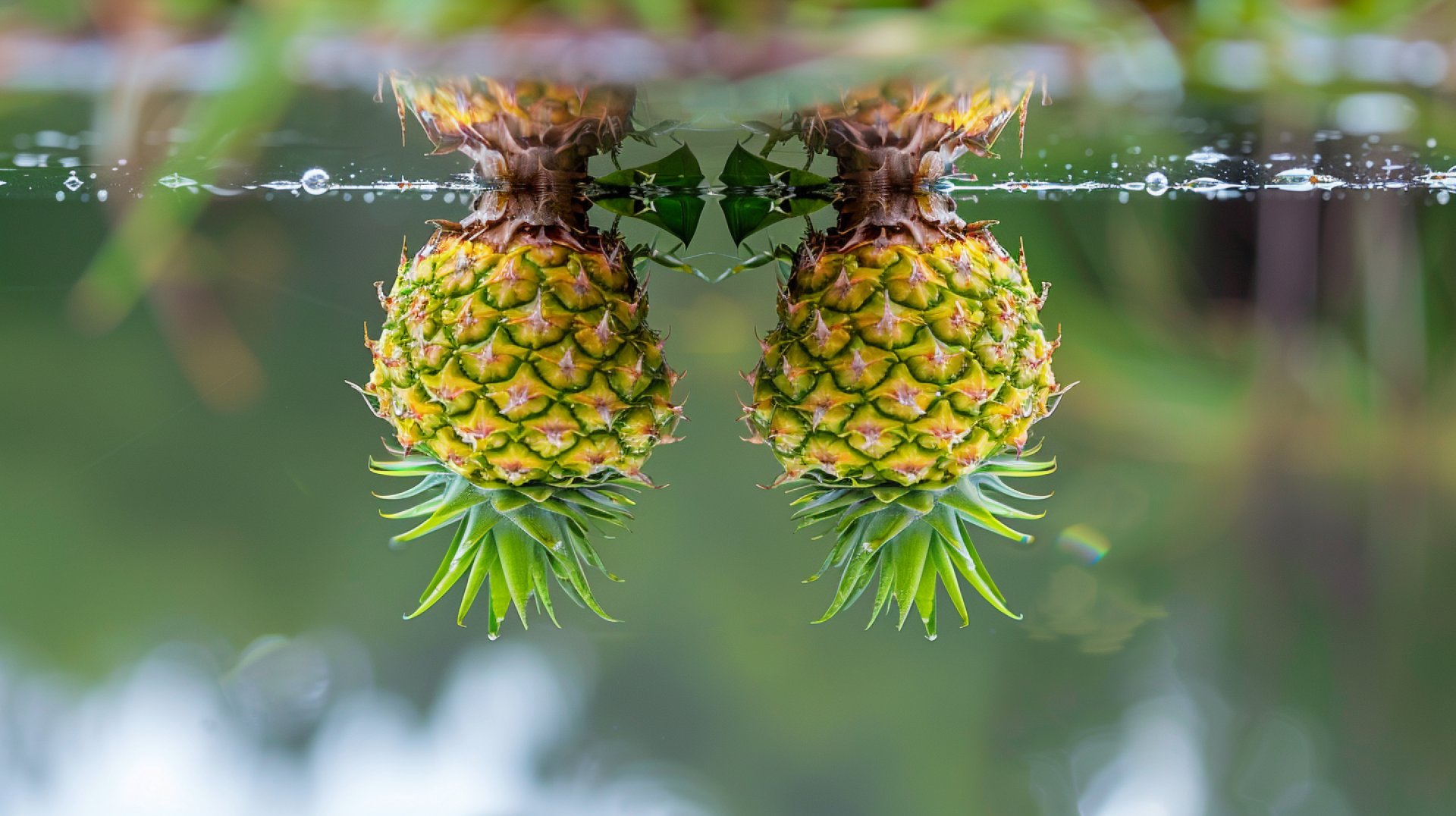 Eye-Catching Upside Down Pineapple Wallpaper for Your PC