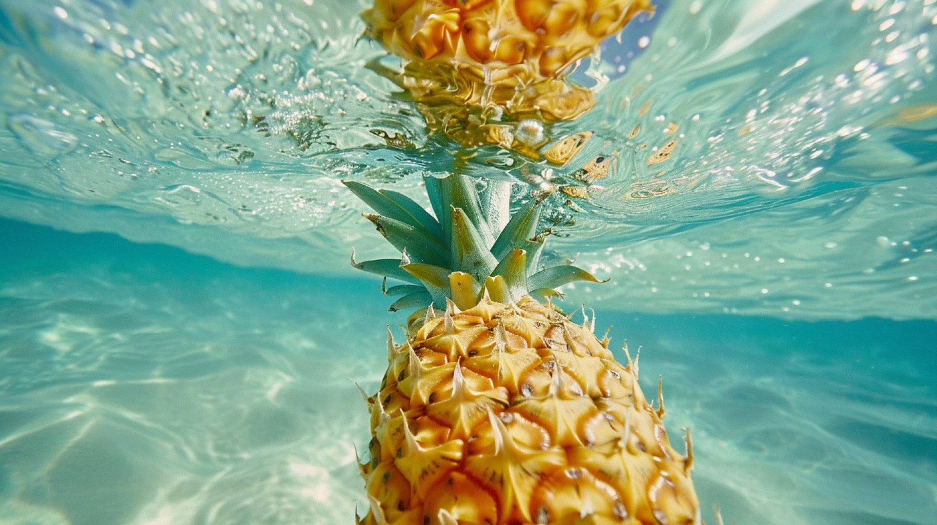 Vivid Upside Down Pineapple Image: Perfect for Screens