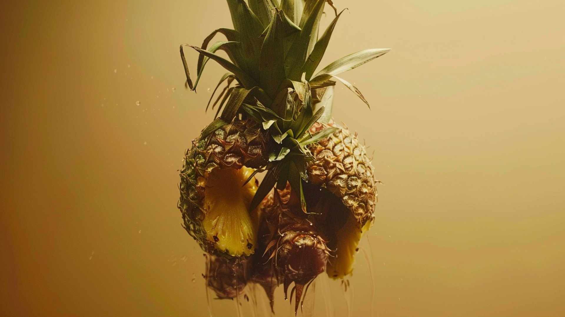 Vibrant Upside Down Pineapple Image for Your Desktop