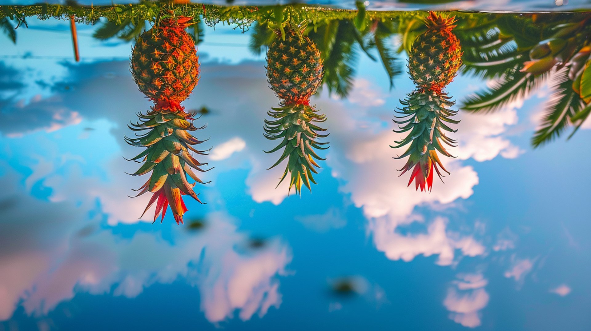 Gorgeous Upside Down Pineapple Stock Photos for Any Use