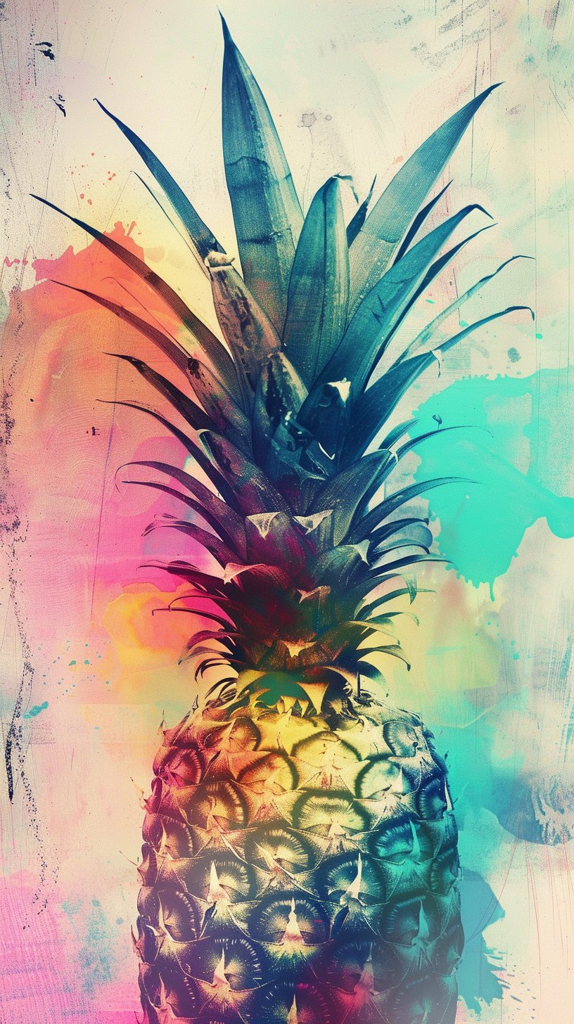 Dazzling Upside Down Pineapple HD Pictures to Download