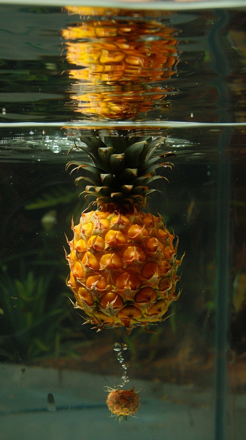 Refresh Your Mobile with Upside Down Pineapple Photo