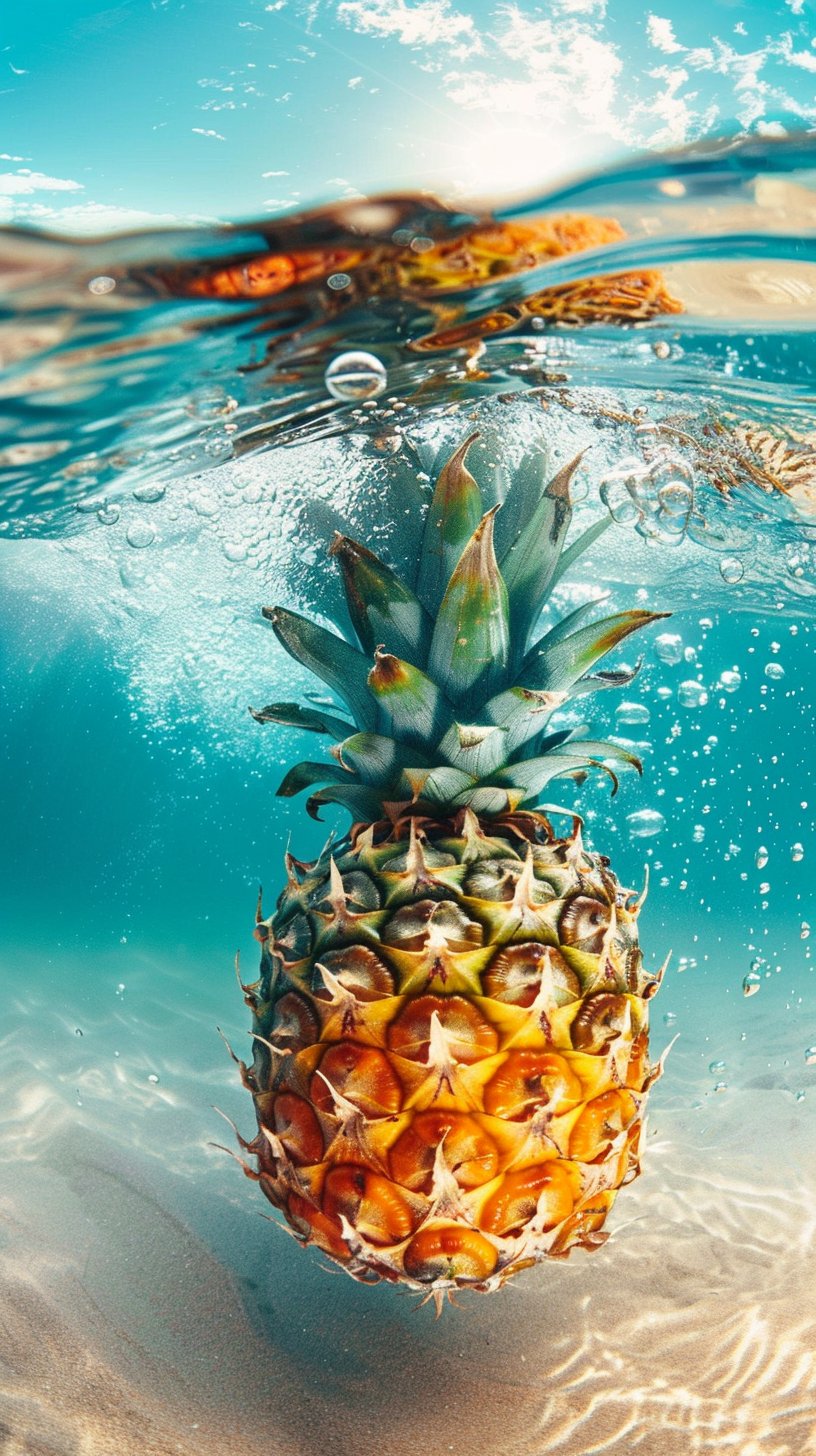 Amazing Upside Down Pineapple Image for Mobile Screens