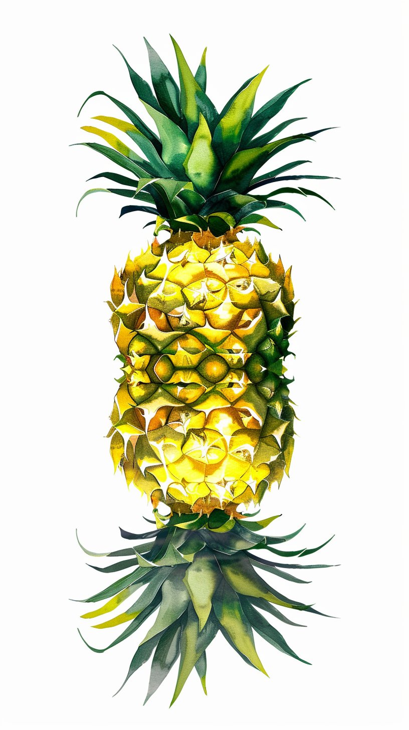 Free Digital Background of Upside Down Pineapple for Android