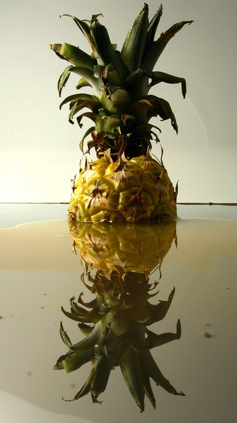 Eye-Catching Upside Down Pineapple HD Background