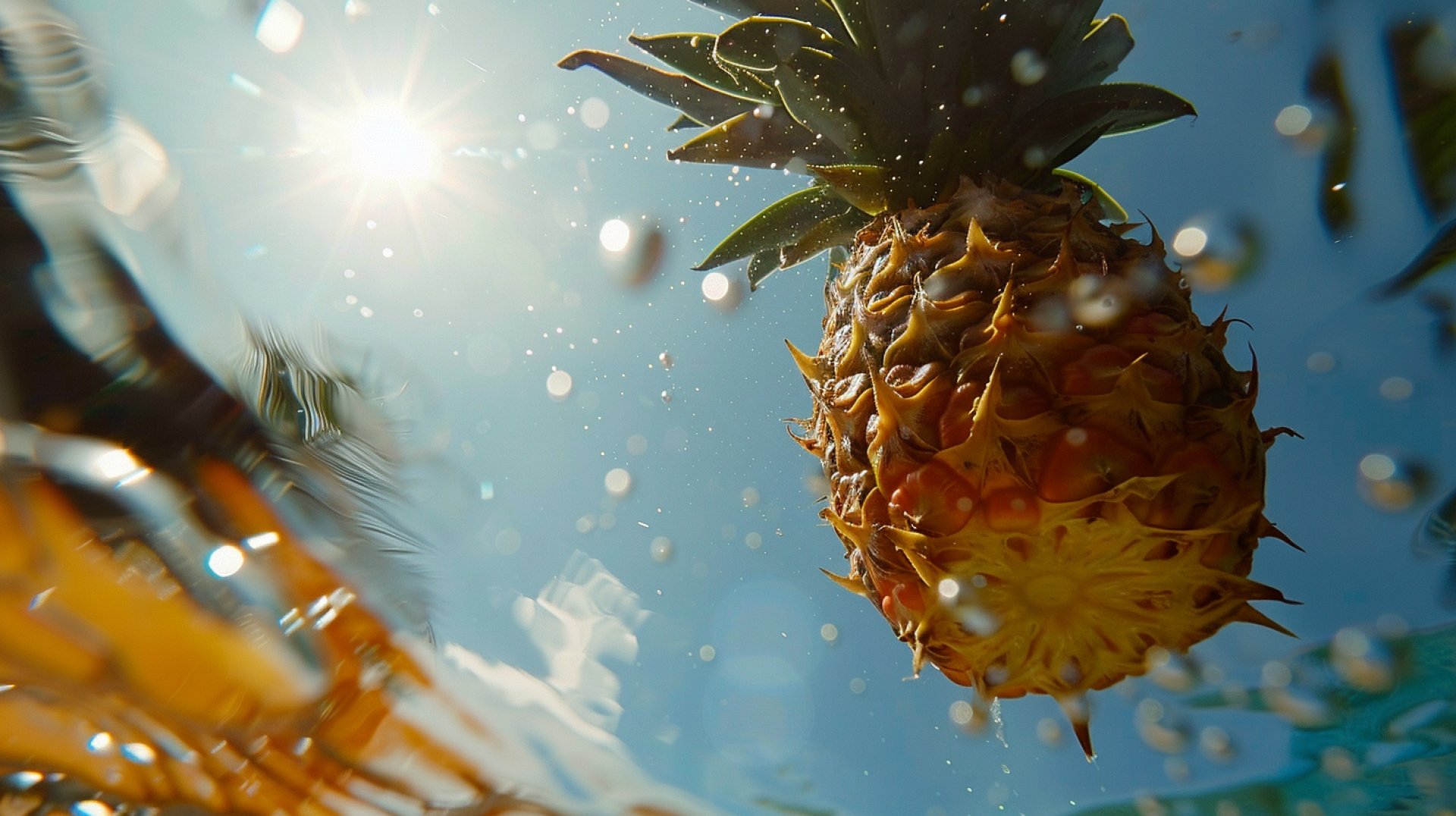 Beautiful 8K Wallpaper of Upside Down Pineapple