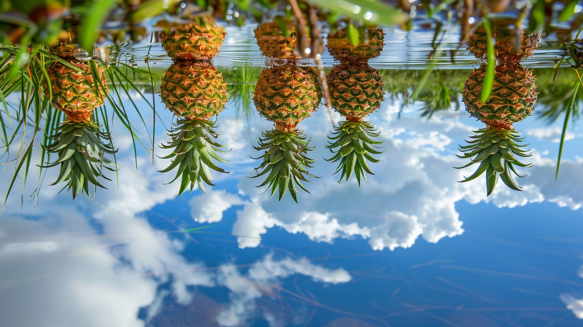 16:9 Aspect Ratio Upside Down Pineapple Wallpapers