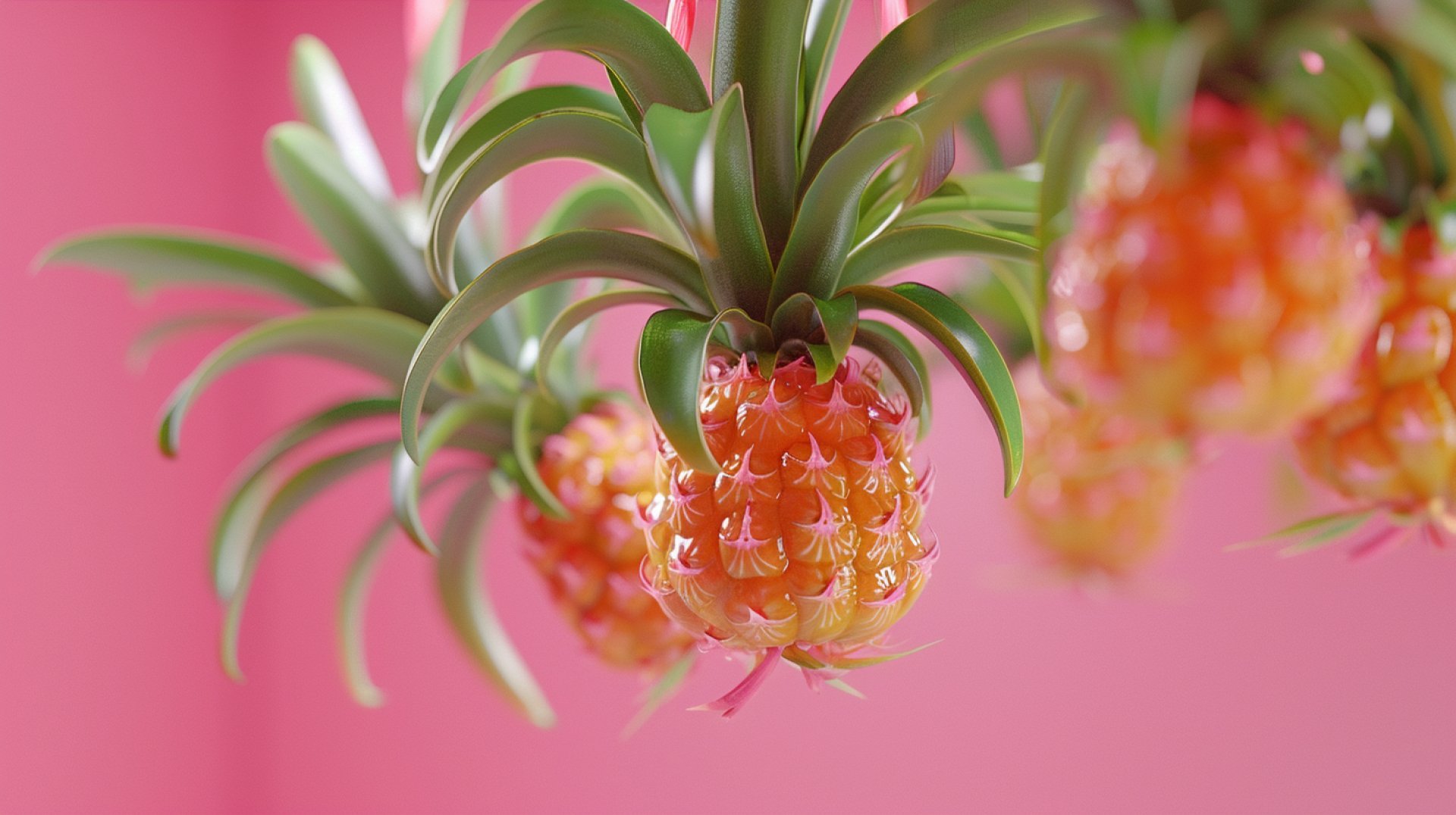 High-Quality Digital Backgrounds Featuring Upside Down Pineapples